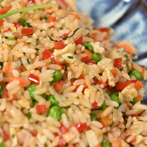 Рецепт жареного риса