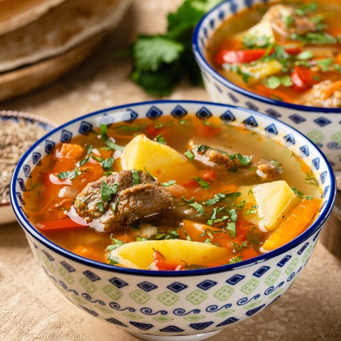 Шурпа: рецепт супа с бараниной